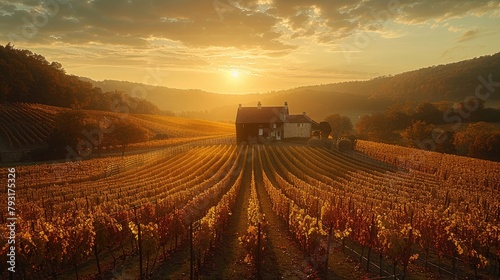 Harvest Splendor: Capturing the Essence of Vineyard Beauty in Wide-Angle Glory