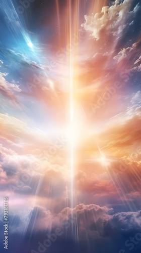 The cross in the sky divine power, Generative AII