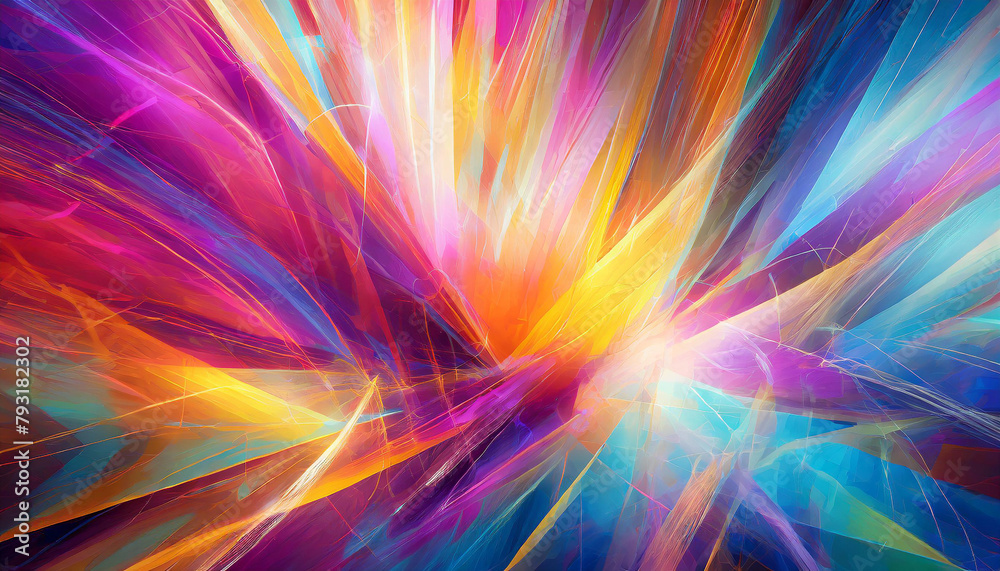 Vibrant and dynamic background. Abstract wavy pattern.