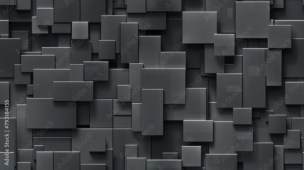 Wallpaper: Dark Background made of Cubes Wallpaper: Dark Background made of Cubes