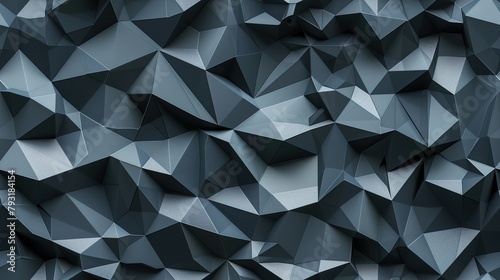 Wallpaper: Dark Background made of Triangles