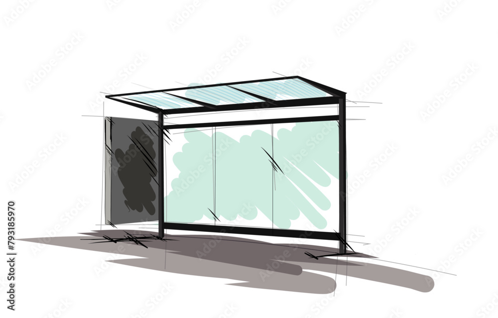 Marquesina boceto 02