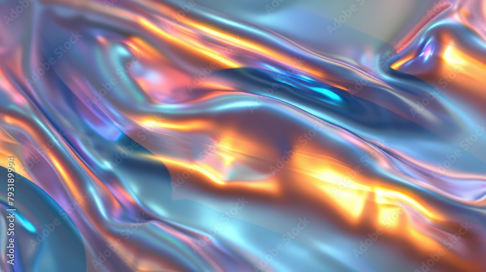 Fototapeta premium Light pink and purple shimmering glossy background created with Generative AI