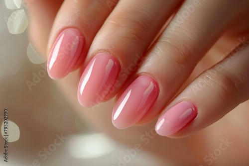 Professional manicure treatment at the local nail salon for elegant nail care services