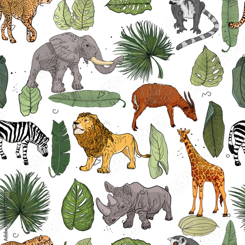 Photography Pattern of african animals