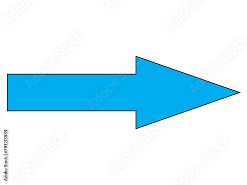 Wallpaper Mural Arrow Long Icon  | Arrows | Infographic Illustration | Direction Symbol | Pointer Logo  | Isolated | Variations Torontodigital.ca