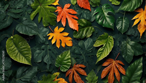 leaf background looks beautiful