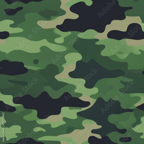 A simple camouflage pattern in Green hunting. Military camouflage. 4608 x 4608