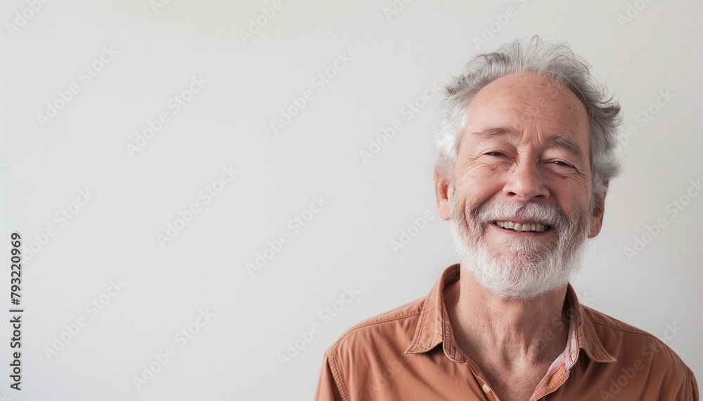 Construct an abstract art piece capturing the essence of a senior mans smile in a studio. Use innovative, non-human forms and a spectrum of calm, Construct an abstract art piece capturing the essence of a senior mans smile in a studio. Use innovative, non-human forms and a spectrum of calm,