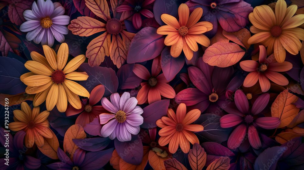 pattern with flowers