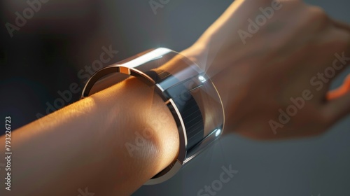 Close Up of Persons Wrist With Watch