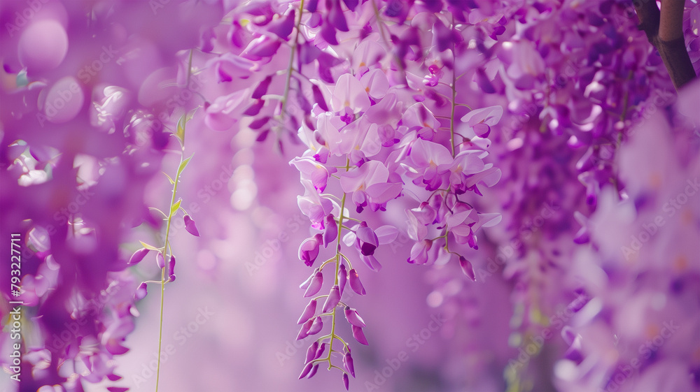 満開の藤の花 満開の藤の花