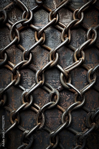 Historical Protection Chainmail Texture photo