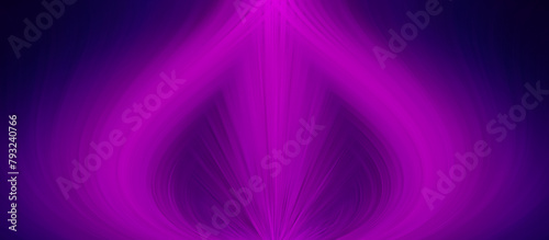 Abstract purple background. Banner with purple curved lines. Neon tone illustration