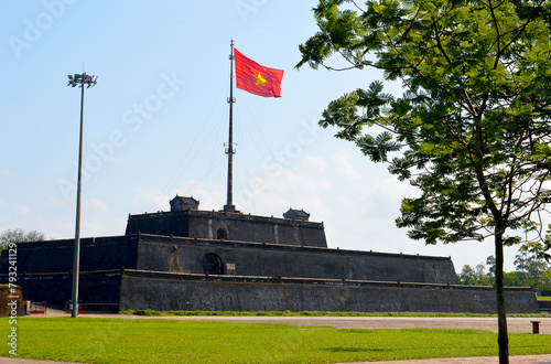 The fortifications of Hue Imperial City, Vietnam