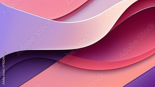 vector purple and pink background with abstract waves