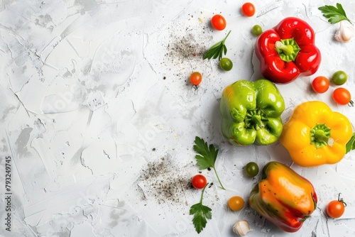 Fresh and colorful vegetables on a clean white background. Ideal for food and nutrition concepts