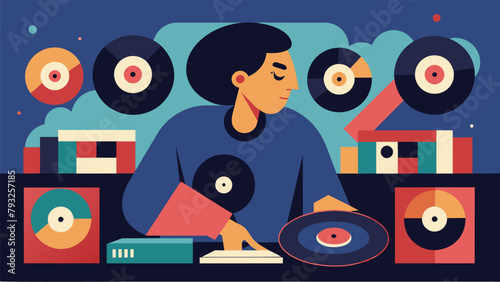 Losing track of time as one delves into a rich diverse collection of vinyl records carefully and deliberately selected for optimum listening on a.