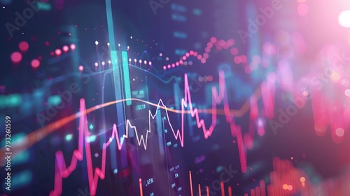 Step into the dynamic world of the stock exchange market with our graph analysis background, designed to provide valuable insights and guidance for investors. 