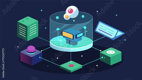 An interactive hologram that stores a backup of your memories and cognitive profile in virtual reality..