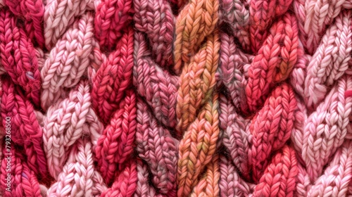 Vibrant wool close up background