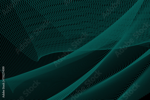 Abstract lines waves background design | Creative Desktop Wallpaper, 3d rendering of abstract background | Optoelectronics technology for conducting light in vibrational cycles | The photon flow desig photo
