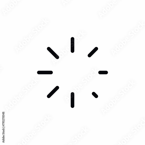 loading progress circle shape icon