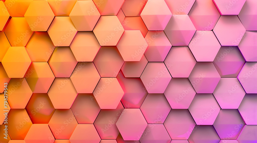 a colorful hexagonal pattern of squares and hexagons a colorful hexagonal pattern of squares and hexagons