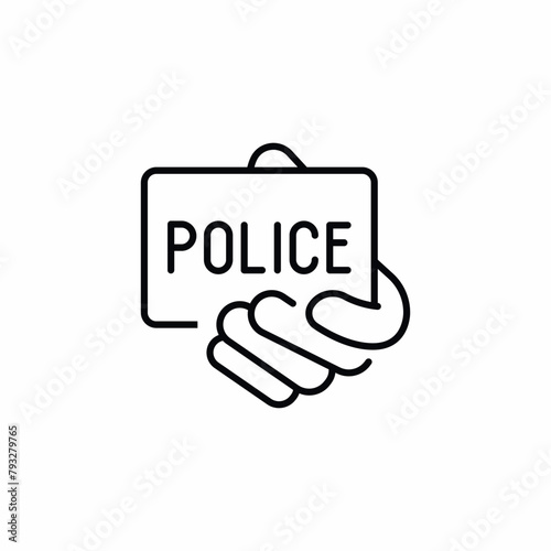 police card provision id icon