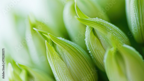 close-up image of Sweet Garleek, showcasing its texture and color contrast, to emphasize its distinctiveness