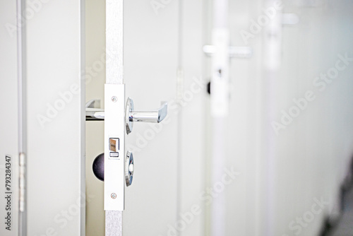 door lock to the toilet room. Repair and reliability © Nataliia Makarovska