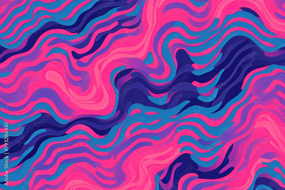 Fototapeta premium Vibrant Pink Noise Patterns: Energetic Social Media Post Design