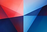 Red Blue Gradient Abstracts: Geometric Dreams Stationery Set