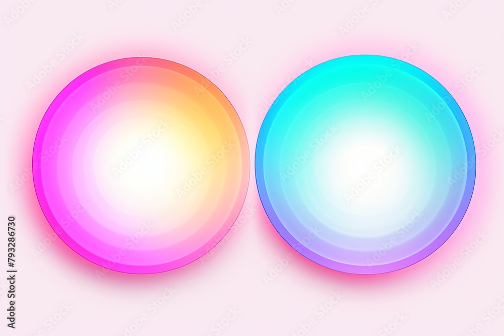 Obraz premium Soft Rainbow Transition Effects: Mood Light App Color Morphing Spectacle