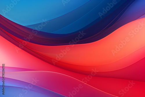 Vibrant Red Blue Gradient Abstracts: Eye-catching Book Cover Artwork