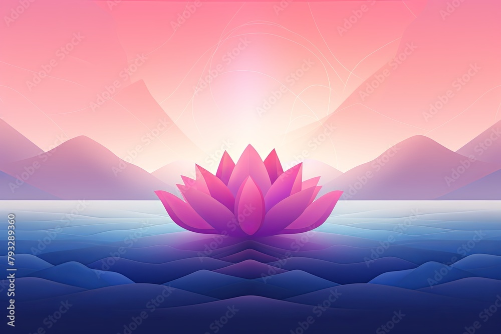 Zen Gradient Meditation Apps: Tranquil Mantra Backgrounds for Daily Peace