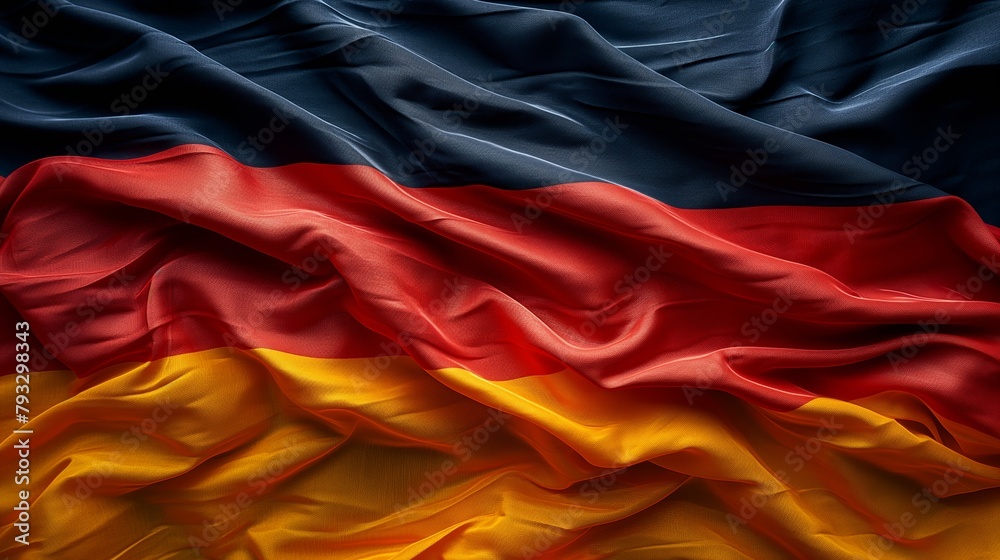 Flag of Germany waving in the wind. Germany flag. DEU flag Flag of Germany waving in the wind. Germany flag. DEU flag