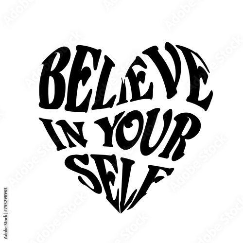 heart shaped motivational quote for self love mental health awareness