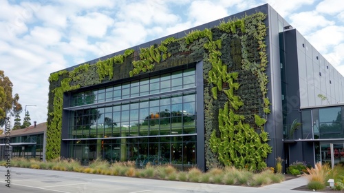 Building Covered With the Plants