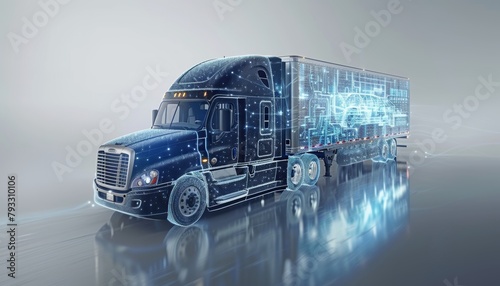 Exploring sustainable transportation  inside the hydrogen fuel cell engine of a transport truck