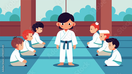 As they bow into the dojo a student lets go of all outside distractions and focuses solely on their own growth and journey towards selfmastery
