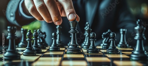 Strategist s precision in corporate strategy, akin to chess moves for business development