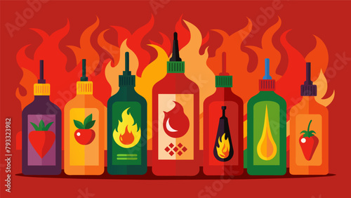A unique collection of international hot sauces featuring a wide range of heat levels and flavors..