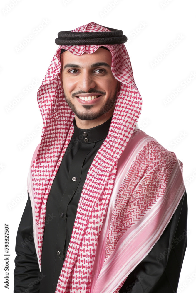 Arab business man with emotion cutoff transparent background Arab business man with emotion cutoff transparent background