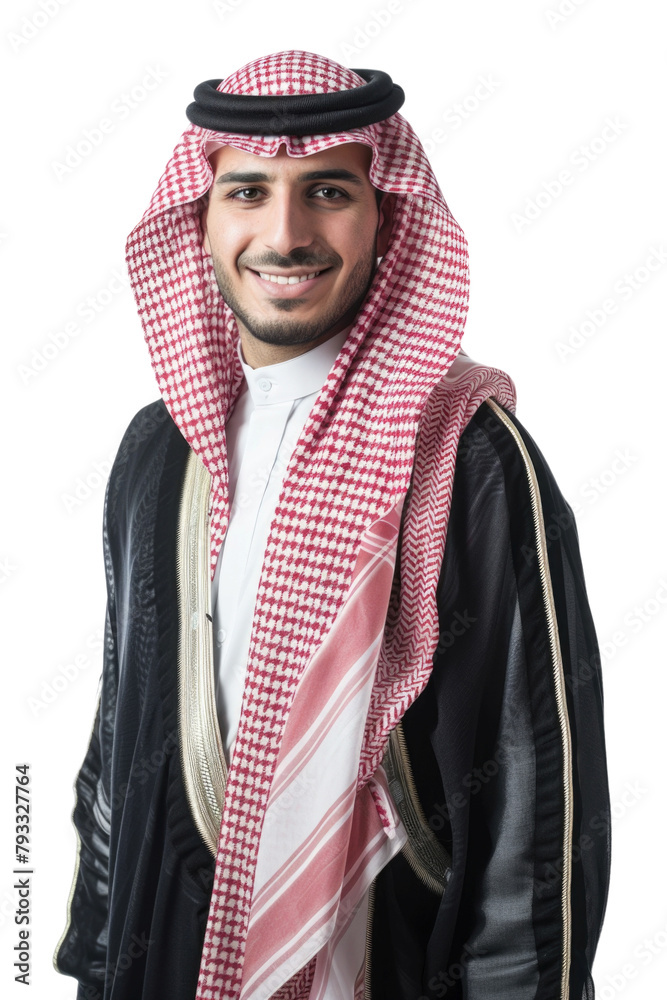 Arab business man with emotion cutoff transparent background Arab business man with emotion cutoff transparent background