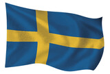 スウェーデン　国　旗　世界　アイコン