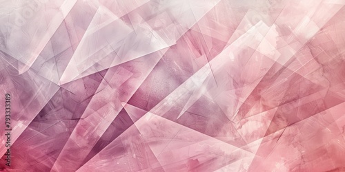 Wallpaper Mural Abstract Rose Quartz Crystal Facets Torontodigital.ca