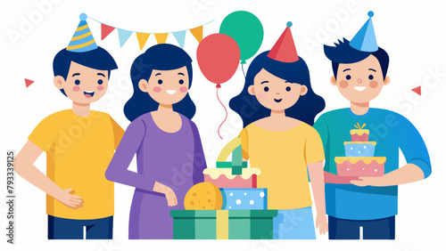 As the fourth monthly birthday approaches the family pulls out all the stops for a lavish and joyful party to mark the first third of the