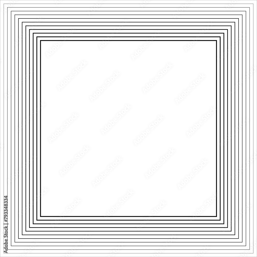 Square lines gradient geometric pattern Square lines gradient geometric pattern