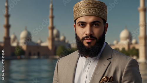 Muslim man life style  photo